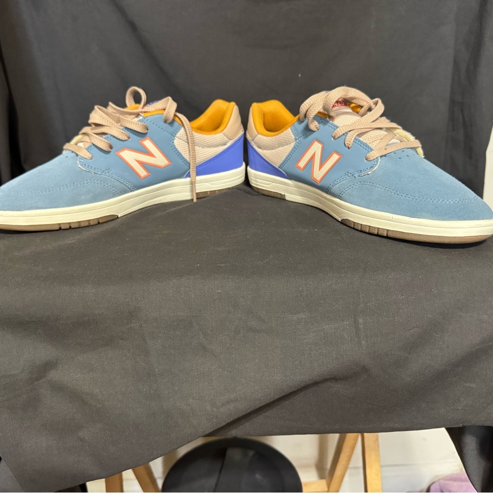 New Balance Men's Blue and Orange Sneakers - Picture 8 of 8